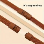 Two Pieces Of Laces And Two Buckles, Measuring 100.0 Cm, Suitable For Everyone, Featuring Adjustable Elastic Shoelaces That Are Portable And Provide Greater Comfort, Designed As No-Tie Shoelace Buckles For Both Men And Women, Including Elastic Loafer Buckles And Metal Locking Buckle Head Accessories. - Image 4