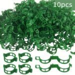 Durable Plastic Garden Trellis Clips - 10/50/100/150Pcs - Ideal For Supporting Tomato, Grape Vines & Vegetables - Promotes Healthy Upright Growth, Garden Trellis For Climbing Plants - Image 3