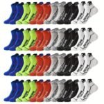 12 Pairs Of Men'S Mid Crew Sport Socks, Sweat-Absorbing Comfy Breathable Socks For Men'S Basketball Training, Running Outdoor Activities - Image 8