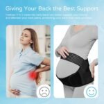 Women'S Maternity Solid Belly Support Belt Postpartum Waist Control Belt - Image 2