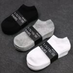 1/5/10/30 Pairs Of Socks For Men And Women, Black And White Thin Ankle Socks, No-Wash, Deodorant, Sweat Absorbing, Summer Thin, Foot Bath, Boat Socks, Sweat-Resistant