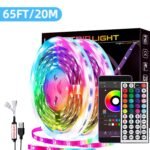 91.44Cm-30.48Meter Rgb Led Lights For Bedroom Decor, Sync With Music, Timer Setting, 44-Key Remote Control And App Control, With Diy Mode, Room Decoration Light Strip, For Living Room, Bed Decor, Game Room Decor, Halloween Christmas New Year Party Decor - Image 11