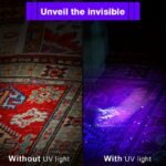1/2Pcs 395Nm Uv Black Light Flashlight,For Leak, Pet Urine, Hotel Inspection,Dry Stain And Dye Detector Ultraviolet Invisible Ink Torch, Small Portable Pocket Pen Lights(Notinclude Battery), Portable Flashlight - Image 10