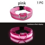 Led Webbing Collar, Suitable For Small To Medium Dogs - Keep Your Pet Safe And Visible During Nighttime Walks - Image 9