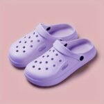 Eva Solid Color Clogs, Lightweight Flat Soft Sole Home Garden Clogs, Breathable Hollow Beach Clogs - Image 7