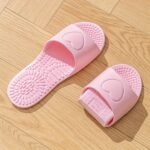 Eva Foldable Slippers For Travel, Indoor Bathroom Massage Sandals, Unisex Quick-Dry Non-Slip Flat Sole Slippers, All-Season Simple Solid Color Slip-On Clogs - Image 9