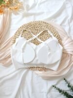 1Pc Women'S Push-Up Bra With U/X-Back Design, Removable Straps & No Underwire - Seamless Comfort, High Support, Beige Lace For Everyday & Special Occasions, Strapless Push Up Bra, Occasion Bra, Elegant Undergarment, Comfortable Fit - Image 10