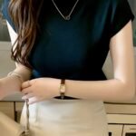 Women'S Stretchy Sleeveless Top - Elegant Round Neck Casual Shirt, Solid Color High Elasticity Blouse For Spring Summer Fall, Versatile For Casual Outings & Semi-Formal Events, Vacation Clothing, Simple Stylish Top, Comfortable Fit