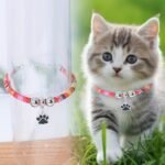 Nylon Pet Necklace With Colorful Paw Print Pendant - Adjustable Cat And Small Dog Collar With Ethnic Design - Durable And Stylish Pet Accessory - Image 5