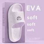 Casual Eva Slippers For Women And Men, Solid Color, Soft Sole, Non-Slip, Hand Washable, With Summer Indoor Bathroom Shower Slip-On Slides For Couples - Image 5