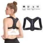 Adjustable Back Support Brace For Men & Women - Posture Corrector Belt With Ergonomic Design, Waist Stability, Breathable Polyester Fabric, Professional Quality For Office, Gym, Travel - Ideal Gift For Back Problems, Back Brace For Women - Image 2