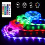 91.44Cm-30.48Meter Rgb Led Strip Lights With Remote & App Control, Adjustable Brightness, Diy Mode, Usb Powered, Abs Material, Non-Rechargeable Button Battery, For Bedroom, Living Room, Tv Mirror Backlight Decoration, Led Lights For Bedroom - Image 8