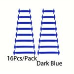 16Pcs Easy-Install No-Tie Silicone Elastic Shoelaces - Waterproof, Stain-Resistant Elastic Laces For Sneakers & Boots - Image 11