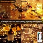 1Pc Usb-Powered Christmas Tree & Fairy Lights, 8 Modes, Remote Control, Ip44 Rating - Ideal For Home, Wedding, Party, Birthday, Halloween Decorations, Festive Room Accent|Festive Room Accent|Durable Led Lights, Christmas Decorations - Image 10