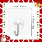 Tenpcs Modern Wall Hooks - Metal Non-Tracking Hook Set For Keys, Hats, Towels - Easy No-Drill Installation, Self-Adhesive For Bathroom, Bedroom, Office, Kitchen Storage - Image 4