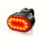 1Pc/2Pcs Mountain Bike Headlight And Taillight, Led Usb Rechargeable, Handlebar Mount, High Brightness For Night Riding - Image 9