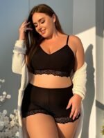 One-Piece Sexy Seamless Bra And American-Style S Underwear Set - Image 7