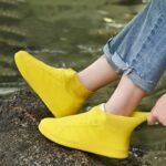 1Pair Waterproof Shoe Covers, Unisex Shoe Protectors, Elastic And Durable Boots Covers, Suitable For Rainy Days
