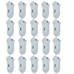 Men'S Casual Fashion Letter Print Breathable Sports No-Show Socks For All Seasons, 5/10/20 Pairs, Trainer Socks Women, Sports Socks Women, High Quality Socks For Men, Athletic Socks Mens, Mens Ancle Socks For Men, Workout Socks, Casual Wear, Trendy Socks, Stylish Socks, Soft Material, Hand Wash Only, Lightweight Socks, Performance Socks, Daily Wearers, Gym Enthusiasts - Image 9