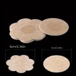 10/20/50/100Pcs Disposable Invisible Nipple Covers - Ultra-Thin Breathable Non- Fabric, Anti-Convex Point Design, Round & Flower Shapes For Seamless Under Clothing, Women'S Fashion & Lingerie Accessories, Discreet Underwear, Floralshaped Patches, Ultrathin Material - Image 2