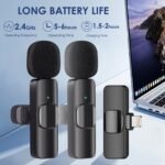 Wireless Lavalier Microphone With Usb-C, 2, 4Ghz Non-Wireless, Rechargeable Lithium Battery, Plug And Play, For Android, For Iphone, For Ipad - Ideal For Live Streaming, Interviews, And Video Recording, Live Streaming Microphone | Modern Microphone Design | Durable Build Quality, Microphone For Recording - Image 11