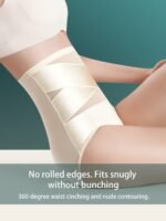 Women'S High-Waisted Tummy Control Seamless Shapewear Panties - Breathable Body Shaper Underwear With High Support, Hand Wash Only, Solid Color Triangle Panties For Casual Attire, Tummy Control Underwear - Image 8