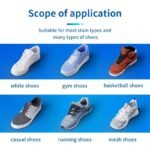 1Pc 200Ml/6.76Oz Whiten Shoe Cleaner, Oxidizing Reduction Agent, Decontamination And Whitening Repair, Multi-Functional Cleaner, Suitable For White Shoes - Image 7