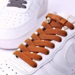 1 Pair Easy-Install Elastic No-Tie Shoelaces With Secure Press Buckle - Lightweight, Durable Polyester In Orange For Sneakers, Hiking & Casual Shoes - Handwashable/Dry Cleanable, Leisure Style