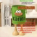 3Pcs Cartoon Personality Pen Holder Set, Simple Vintage Office Storage Pencil Case, Desktop Organizer Bucket, Ideal Gift For Home And Study Stationery Storage - Image 3