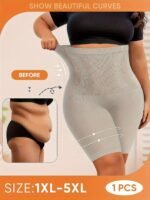Plus Size Underwear Plus Thick High Waist Tummy Control Butt Lifting Seamless Panties Women'S Boxer Briefs Square Cut Panties - Image 2