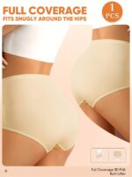 Miotan Women'S High-Waisted Seamless Tummy Control Butt-Lifting Underwear - Breathable Ice Sliky Fiber Mesh With Cross-Over Design, Size S-Xl (Xs To Xxl), Gym Apparel | Minimalist Style | Highelasticity Material, Tummy Control Shapewear - Image 10