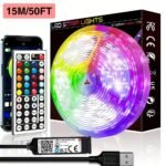 Hbowmdjia Led Light For Bedroom,With App Control And 44Key Remote Control,Can Be Timed And Changes Color Sync With App. Length Can Be Cut.Easy To Install. Used For Room Decoration, Tv Background Light, Party Light, Bedroom Night Light, And Fun Light. - Image 9
