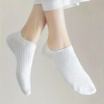 5 Pairs Of Thin, Non-Slip, Invisible Women'S Boat Socks For Spring And Summer. - Image 5