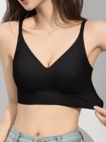 1Pc Women'S Push-Up Bra - Seamless, High Support, Removable Pads, Solid Pink, Comfortable & Stylish For Everyday Or Special Occasions, Special Occasion Bra | Seamless Bra | Comfortable Fit - Image 7