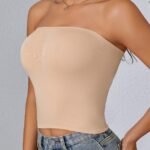 Seamless Strapless Bandeau Bra For Women - Comfortable, Non-Slip, Back Support Design, Perfect For Layering Or Wear Alone