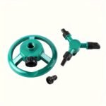 1Pc 360? Rotating Lawn Sprinkler - Durable Plastic Garden Irrigation System, No Electricity Needed, Adjustable Spray Patterns For Yard, Plants & Outdoor Watering - Image 9