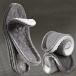 2Pcs Of Thickened Faux Cashmere 4D Cloud Insoles, Warm And Comfortable, Temperature-Regulating, Breathable, Moisture-Absorbing For Snow Boots And Shoes. - Image 6