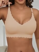 Plus Size, Seamless, No Underwire, Comfortable Fit, High Elasticity - Image 3