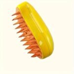 Lemon/Mango/Banana Styles, Multiple Options Available. Self-Cleaning Steam Cat Brush, One-Key Spray & Massage, Universal For Cats And Dogs. Standard Version (Fixed Head + 150Mah), Lemon Pro Version (2 Replaceable Heads + 400Mah Large Battery). - Image 13