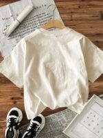 Women'S "Prosecco Mood" Graphic Tee - Casual Crew Neck Short Sleeve T-Shirt With Wine Glass & Champagne Design, White, Perfect For Spring & Summer, Ladies T Shirts - Image 3