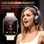 Hot 2024 New Best-Selling 1.83-Inch Full Screen Touch, Men'S And Women'S Sports Fashion Smartwatch, Dial/Answer Calls, Step Count, Sports Mode, Distance Tracking, Call Information Prompt Multifunctional Smartwatch, Suitable For Iphone And Android Smartphones - Image 4