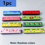 1/2Pcs Wooden Painted Toy Musical Instrument Play16-Hole Harmonica Parent-Youngsters Puzzle Toys For Youngsters Gift (Random Color) Halloween, Christmas Gift 522187580 - Image 3