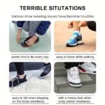 Easy Slip-On No-Tie Elastic Shoelaces With Metal Buckle - Quick Fasten, Machine Washable, Solid Color - Image 12