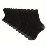 6 Pairs Of Sports Socks, Buffered Running Socks, Breathable Outdoor Sports Socks - Image 12