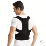 Adjustable Posture Brace With Clavicle Support - Back Trainer For Slouching & Hunching, & Posture Improvement, Unisex For S & (Order Size Up) - Non- Spinal Device - Image 3