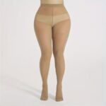 Plus Size Casual Stockings, Women'S Plus Solid Semi Sheer High Rise Thin Pantyhose - Image 13