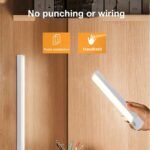Motion Sensor Light, Cabinet Wardrobe Light, Wireless Led Night Light, Stair Backlight, Rechargeable, Suitable For Rooms, Kitchens, Closets, Stairs, Bathrooms And Hallways - Wall Mount, Tabletop, Ceiling, Pole Mount, Touch Switch, Indoor Use, Charging, Polished Surface, Led Lights, ?36V Operating Voltage, Lithium Polymer Rechargeable Battery, No Laser, No Electronic Components Or Motherboard, Pc Lamp Body - Image 14