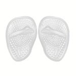 1 Pair Tpe High Heel Insole, Transparent Silicone Non-Slip Forefoot Cushion, Half Size Thick Sweat Absorbent Breathable Foot Pad For Shoes, Shoe Insoles, Heel Pads - Image 5