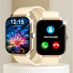 New 1.83-Inch Full Touchscreen Silicone Strap Smartwatch For Men & Women, Sports Fitness Outdoor Pedometer, Watch Faces, Wireless Calling, App Connectivity, 100+ Sports Modes For Hiking, Climbing, Soccer, Basketball, Remote Camera Control, Wireless