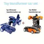 2-In-1 Automatic Transforming Dinosaur Car Toy - Robot Mode With Moving Wheels, Interactive Toy For 3-5 Years Boys & Girls, Dino Lover Gift For Birthday/Christmas, Compatible With Major Toys - Image 7